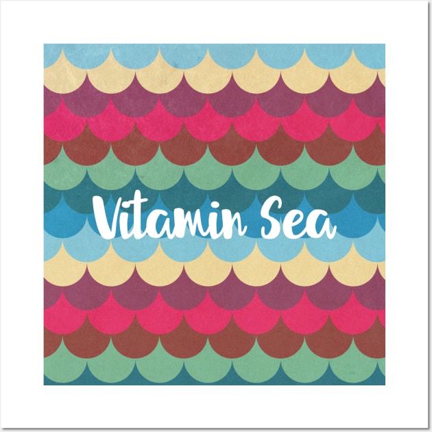 Vitamin Sea Pattern Wall Art by Tobe_Fonseca